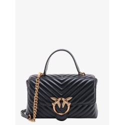 Love lady matelassé leather handbag with love birds buckle
