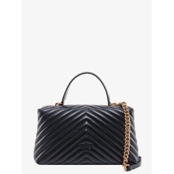 Love lady matelassé leather handbag with love birds buckle