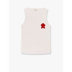 Ribbed cotton tank top
