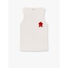 Ribbed cotton tank top