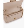 Love one pocket leather shoulder bag with love birds buckle