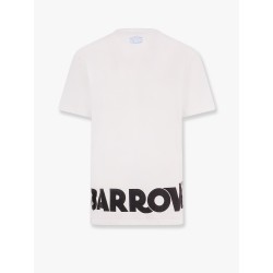 Cotton t-shirt with frontal and back logo print