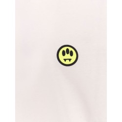 Cotton t-shirt with frontal and back logo print