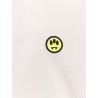 Cotton t-shirt with frontal and back logo print