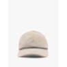 Peaked suede hat