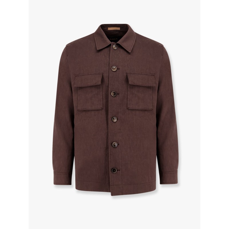 Linen blend jacket