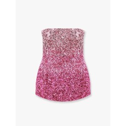 All-over sequins mini dress
