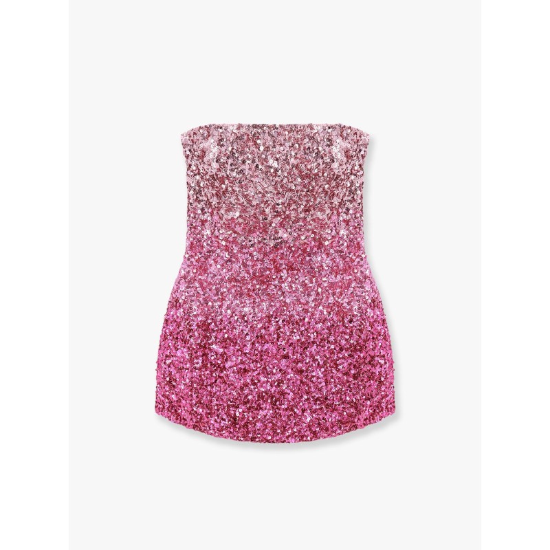All-over sequins mini dress