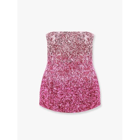 All-over sequins mini dress