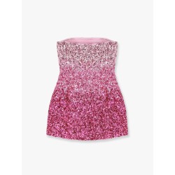 All-over sequins mini dress