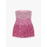 All-over sequins mini dress