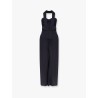 Satin dress with rhinestones