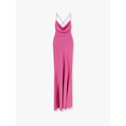 Satin long dress