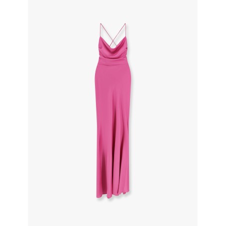 Satin long dress