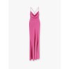 Satin long dress