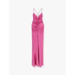 Satin long dress