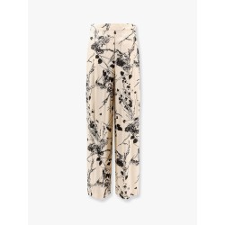 Viscose trouser with all-over print