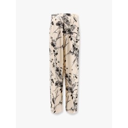Viscose trouser with all-over print