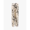 Viscose trouser with all-over print