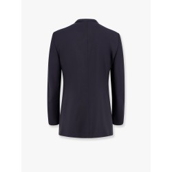 Double-breasted virgin wool suit