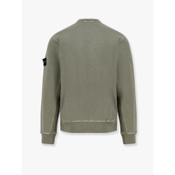 Cotton sweatshirt with removable iconic patch