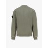 Cotton sweatshirt with removable iconic patch