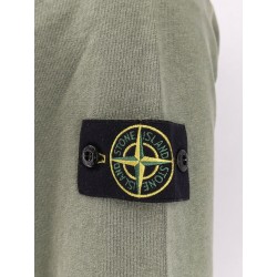 Cotton sweatshirt with removable iconic patch