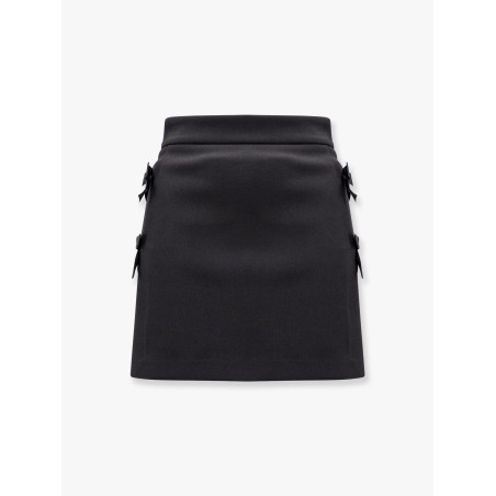 Crepe shorts with satin bows