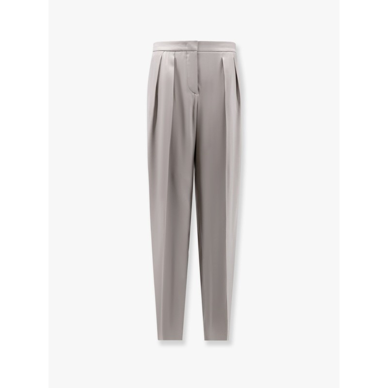 Silk trouser with pinces