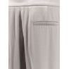 Silk trouser with pinces