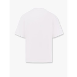 Cotton t-shirt with flocked logo detail