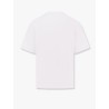 Cotton t-shirt with flocked logo detail