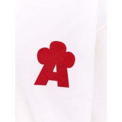 Cotton t-shirt with flocked logo detail