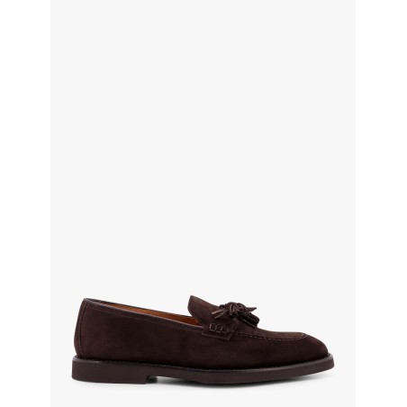 Suede loafer with iconic tassels
