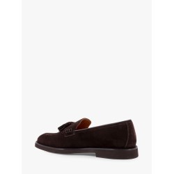 Suede loafer with iconic tassels