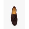 Suede loafer with iconic tassels