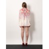 Printed viscose shirt with internal tank top