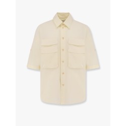 Utility crepe cotton shirt