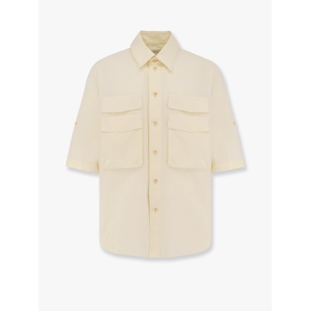 Utility crepe cotton shirt