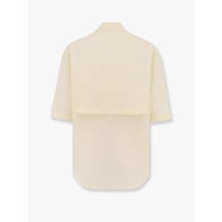 Utility crepe cotton shirt