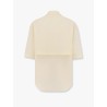 Utility crepe cotton shirt