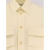 Utility crepe cotton shirt