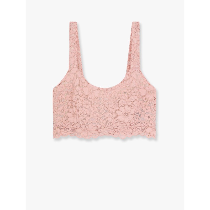 Cropped lace top