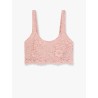 Cropped lace top