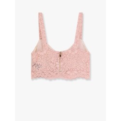 Cropped lace top