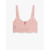 Cropped lace top