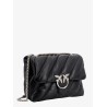 Matelassé leather shoulder bag with iconic love birds buckle