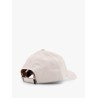 Cotton baseball hat with logo patch