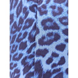 Cotton bermuda shorts with animalier print