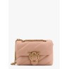 Matelassé leather shoulder bag with iconic love birds buckle